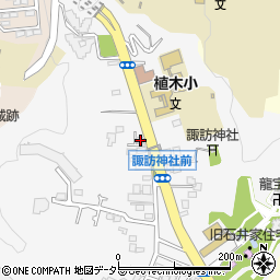 神奈川県鎌倉市植木87周辺の地図