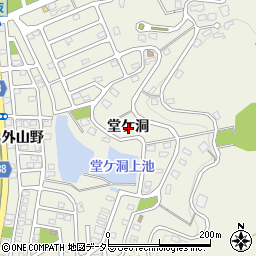 愛知県犬山市羽黒堂ケ洞周辺の地図