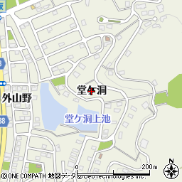 愛知県犬山市羽黒（堂ケ洞）周辺の地図
