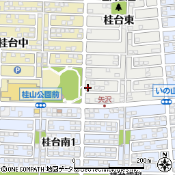 神奈川県横浜市栄区桂台東14-21周辺の地図