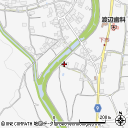 京都府綾部市物部町東中磧3周辺の地図