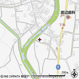 京都府綾部市物部町東中磧3-3周辺の地図