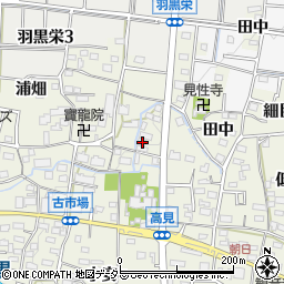 愛知県犬山市羽黒小安22周辺の地図