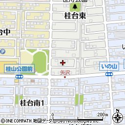 神奈川県横浜市栄区桂台東14周辺の地図