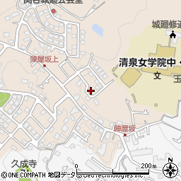 神奈川県鎌倉市城廻357-20周辺の地図