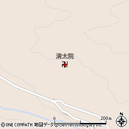 清太院周辺の地図