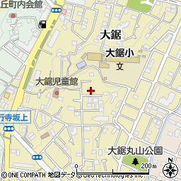 神奈川県藤沢市大鋸936-33周辺の地図