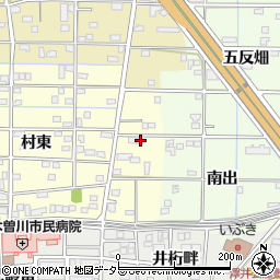 愛知県一宮市北方町曽根村東364周辺の地図