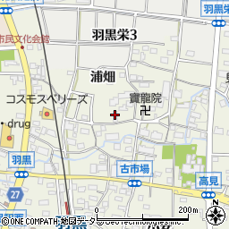 愛知県犬山市羽黒鳳町周辺の地図