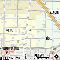 愛知県一宮市北方町曽根村東363周辺の地図