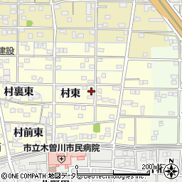 愛知県一宮市北方町曽根村東351周辺の地図