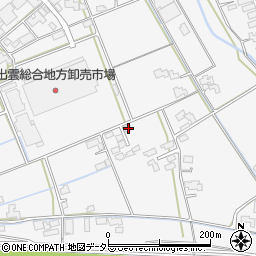 島根県出雲市高松町421-2周辺の地図