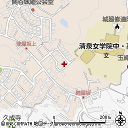 神奈川県鎌倉市城廻357-2周辺の地図