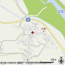 滋賀県高島市安曇川町中野332-3周辺の地図