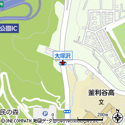 大塚沢周辺の地図