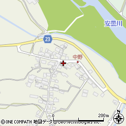 滋賀県高島市安曇川町中野336周辺の地図