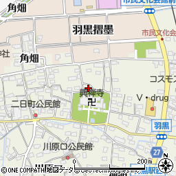 愛知県犬山市羽黒城屋敷49-1周辺の地図