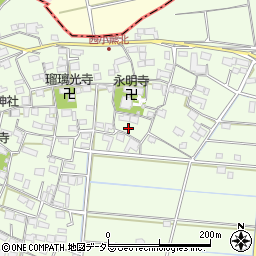 岐阜県羽島市小熊町西小熊1446周辺の地図