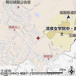 神奈川県鎌倉市城廻357-11周辺の地図