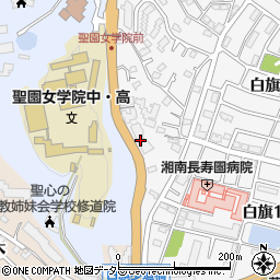 介護タクシーケアサポート湘南・実周辺の地図