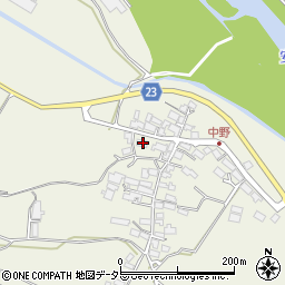 滋賀県高島市安曇川町中野331周辺の地図