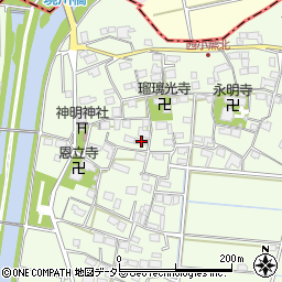岐阜県羽島市小熊町西小熊1507周辺の地図