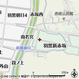 愛知県犬山市羽黒新赤坂周辺の地図