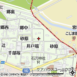 愛知県一宮市浅井町黒岩郷中46周辺の地図