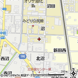 愛知県一宮市北方町北方沼48-18周辺の地図