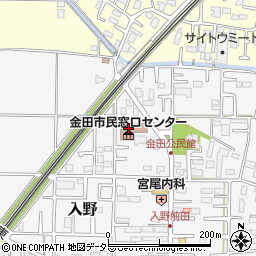 平塚市立金田公民館体育館周辺の地図