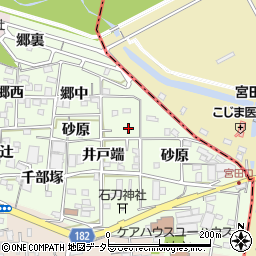 愛知県一宮市浅井町黒岩郷中47周辺の地図