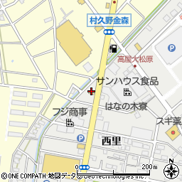 吉野家江南店周辺の地図