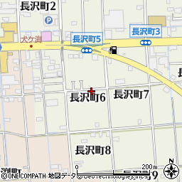 岐阜県大垣市長沢町6丁目50周辺の地図