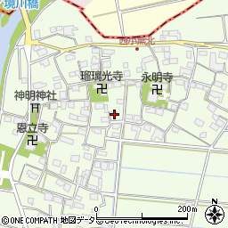 岐阜県羽島市小熊町西小熊1461周辺の地図