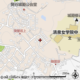 神奈川県鎌倉市城廻357-8周辺の地図