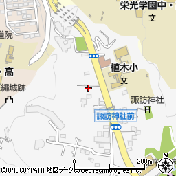 神奈川県鎌倉市植木77周辺の地図
