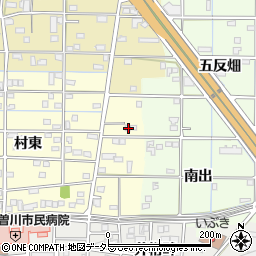 愛知県一宮市北方町曽根村東251周辺の地図