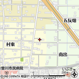 愛知県一宮市北方町曽根村東252周辺の地図