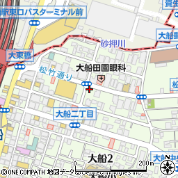 鎌倉グランヴィル周辺の地図