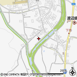 京都府綾部市物部町戸尻周辺の地図