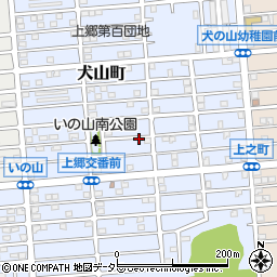 神奈川県横浜市栄区犬山町周辺の地図