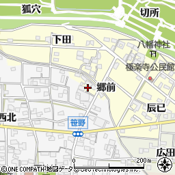 愛知県一宮市浅井町極楽寺郷前133周辺の地図