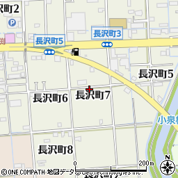 岐阜県大垣市長沢町7丁目9周辺の地図