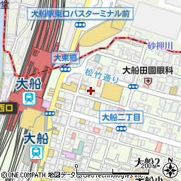 蔵之助 KURANOSUKE 大船店周辺の地図