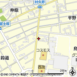 愛知県江南市村久野町鳥附19周辺の地図