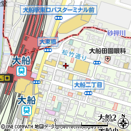 サイゼリヤ 大船駅前店周辺の地図