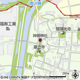 岐阜県羽島市小熊町西小熊1502周辺の地図