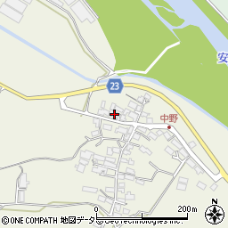 滋賀県高島市安曇川町中野330周辺の地図