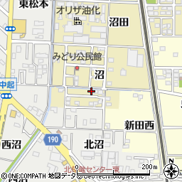 愛知県一宮市北方町北方沼48-17周辺の地図