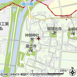 岐阜県羽島市小熊町西小熊1515周辺の地図